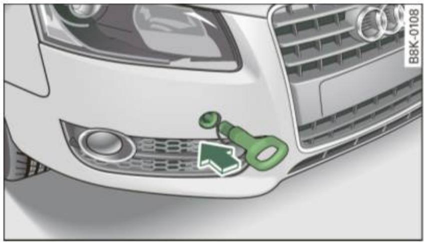 AUDI A4 (2010) - Anneau de remorquage avant - 2