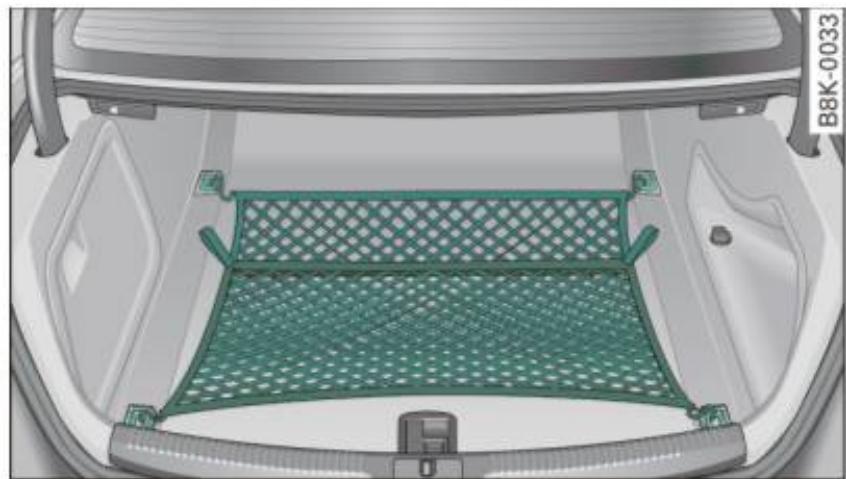 AUDI A4 (2010) - Filet à bagages/rangement - 1