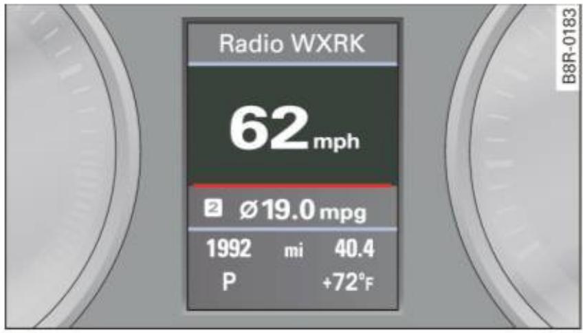 AUDI A4 (2010) - Compteur kilométrique numérique - 1