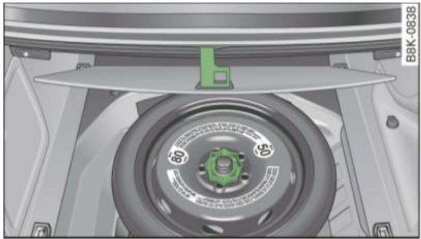 AUDI A4 (2010) - Pneu de secours compact\* - 1