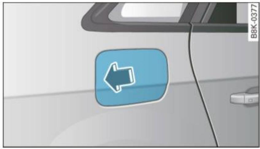 AUDI A4 (2010) - Faire le plein - 1