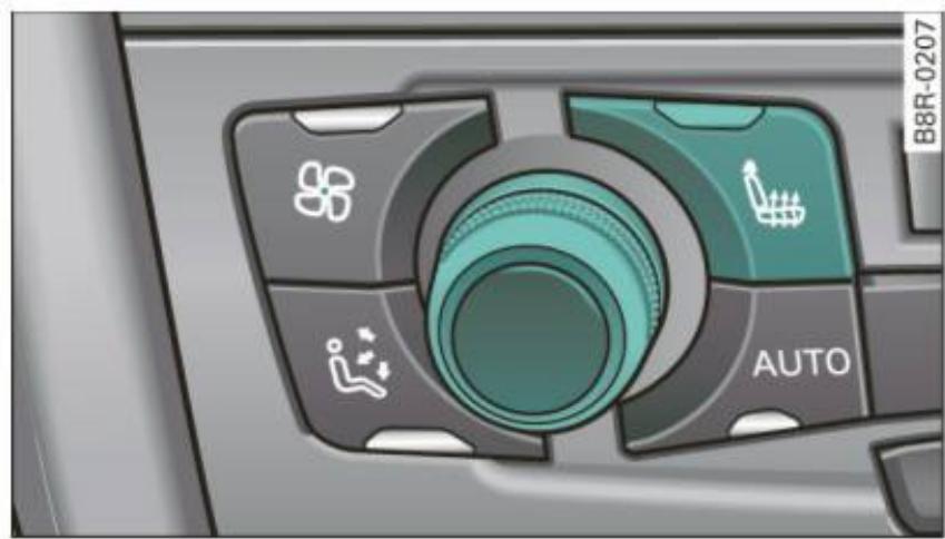 AUDI A4 (2010) - Siège chauffant avant - 1