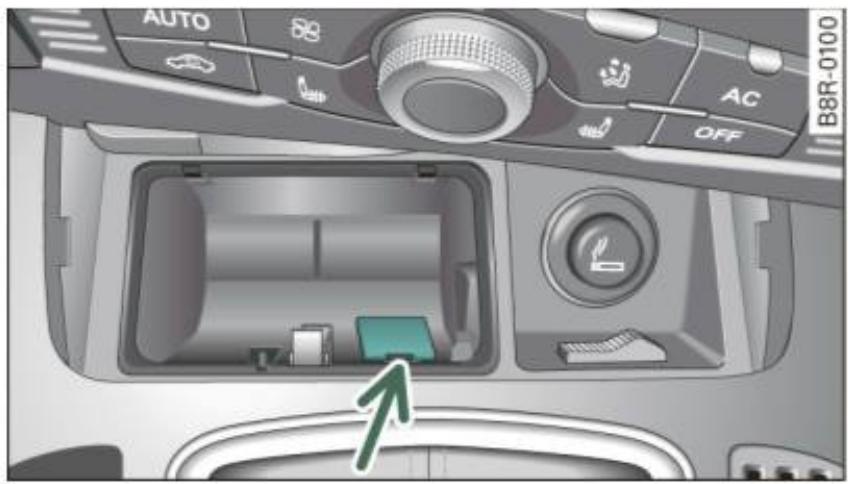 AUDI A4 (2010) - Dégagement d'urgence du levier sélecteur - 2