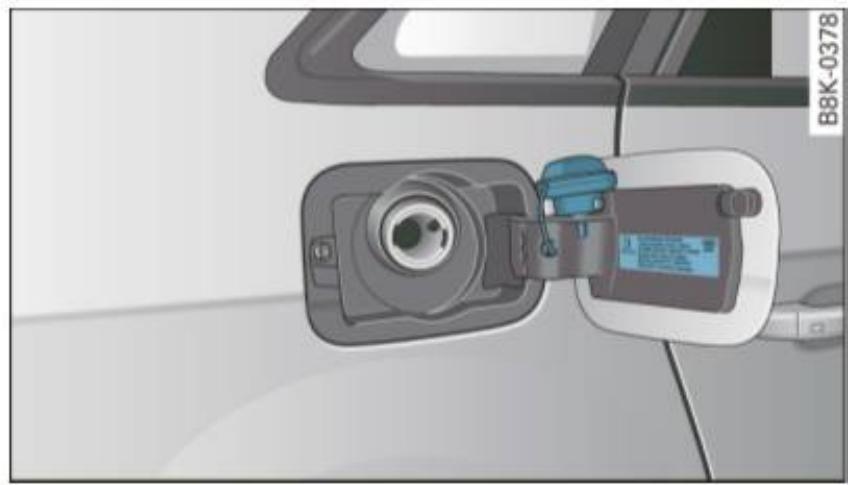 AUDI A4 (2010) - Faire le plein - 2