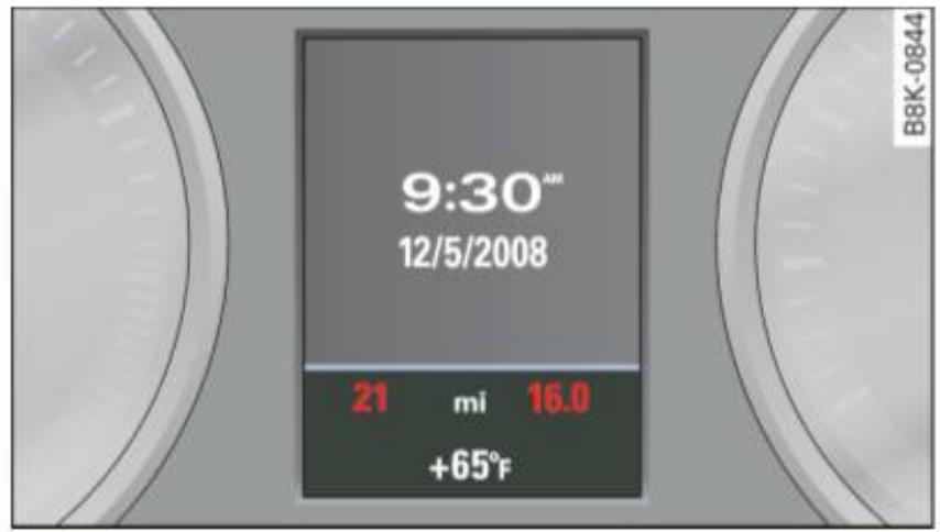 AUDI A4 (2010) - Compteur kilométrique - 1