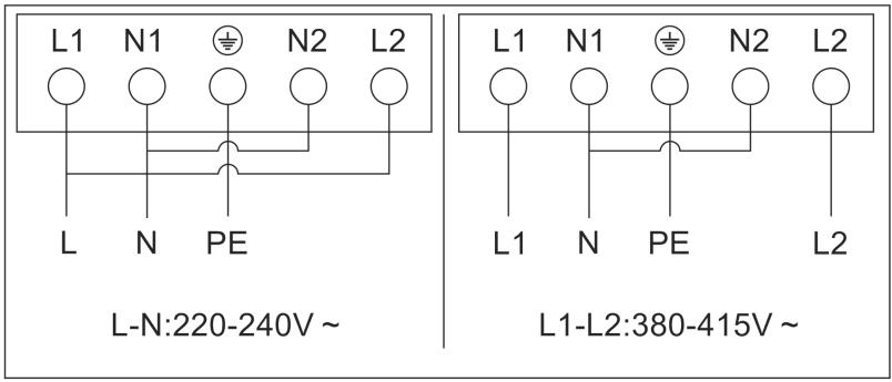 FAGOR FAI2527 - FAI3537 - Branchements électriques - 1