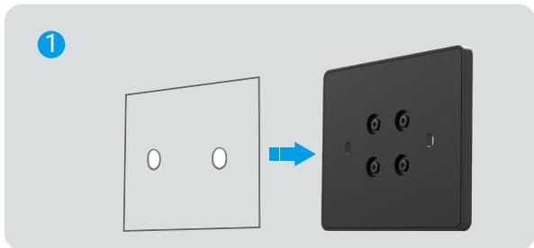 EZVIZ SD7 - Installer le support de montage mural - 2