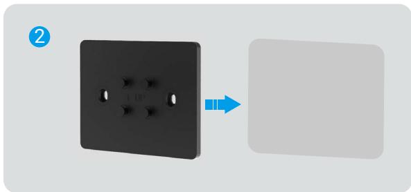 EZVIZ SD7 - Installer le support de montage mural - 3