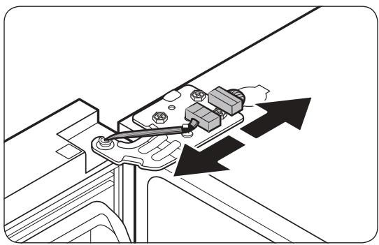 SAMSUNG RF48A400EM9 - Démontage des portes du réfrigérateur - 2