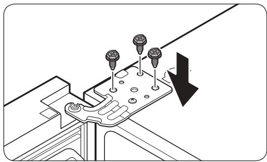 SAMSUNG RF48A400EM9 - Réinstallation des portes du réfrigérateur - 4