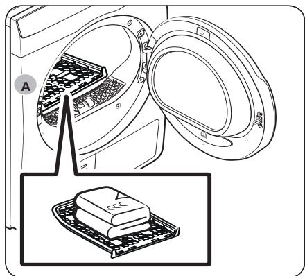 SAMSUNG DV90DG52A0TH - Utilisation de la grille de séchage (modèles applicables uniquement) - 2