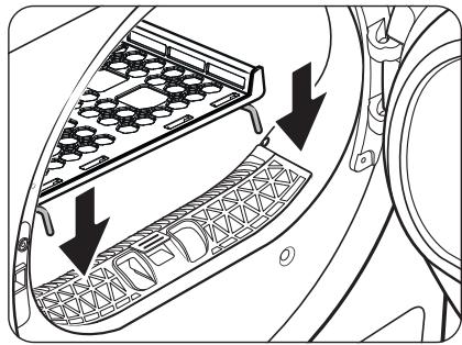 SAMSUNG DV90DG52A0TH - Utilisation de la grille de séchage (modèles applicables uniquement) - 1