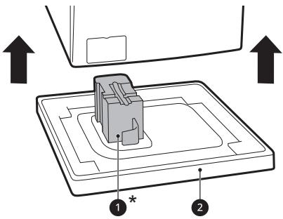 LG F34R50WHS - Soulever l'appareil de sa base en mousse - 1