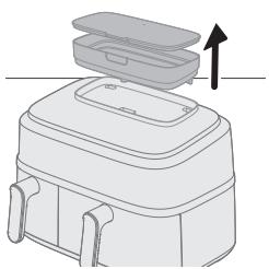 PHILIPS NA55X - Cuisson vapeur et air avec le tableau des alimentés - 1