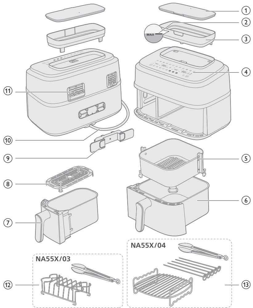 PHILIPS NA55X - Description générale - 1