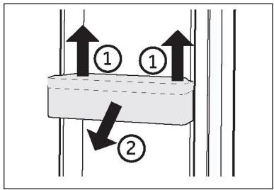 CANDY CNBQL3518EV - Balconnets de porte amovibles/ Porte-bouteilles - 1