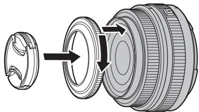 FUJIFILM GF 50mm f/3.5 R LM WR Lens - Attaching the Hood - 1