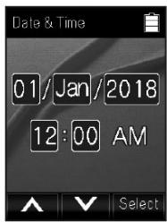 Aiphone WL11 - Appuyez sur F3 (Menu) sur l'écran en mode veille - 2