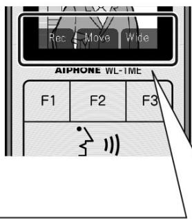 Aiphone WL11 - Utilisation des boutons fonction (F1, F2, F3) - 1