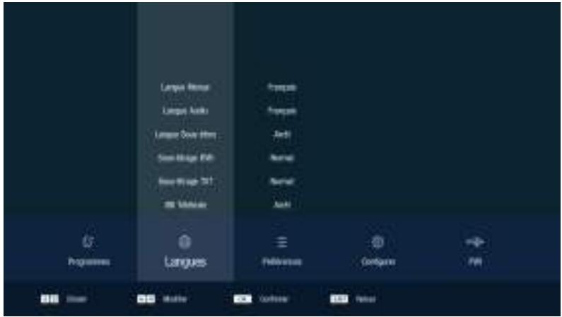 OPTEX ORS9992-HD - LE MENU LANGUES - 1