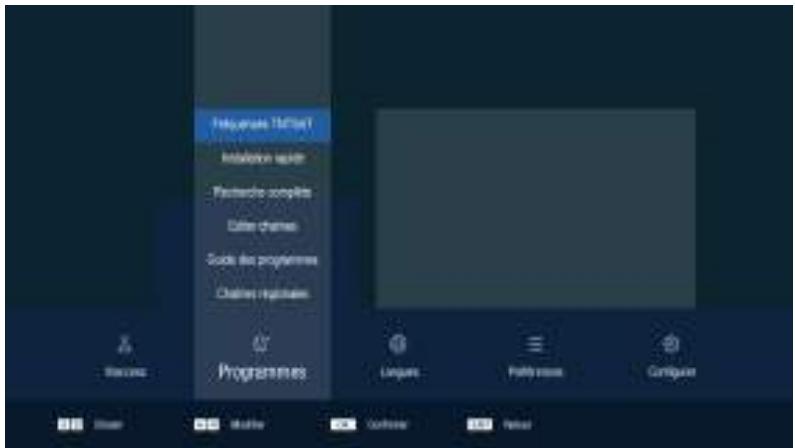 OPTEX ORS9992-HD - LE MENU PRINCIPAL - 1