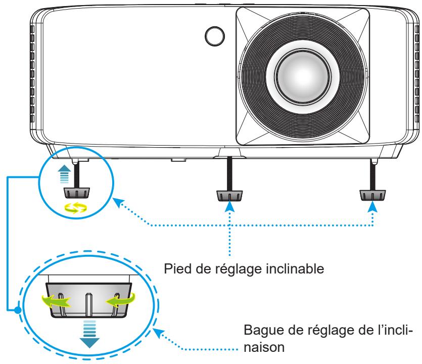 OPTOMA ZW340E - Hauteur de l'image - 1