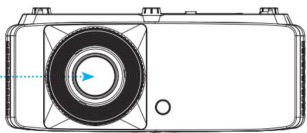 OPTOMA ZW340E - Dimensions du projecteur et installation au plafond - 1