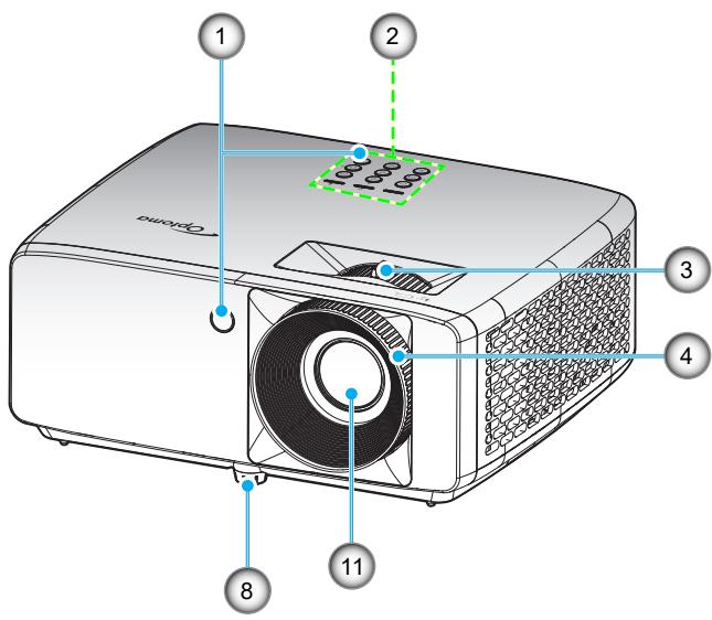 OPTOMA ZW340E - Remarque : - 1