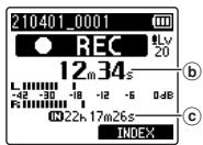 OM SYSTEM LSP5 - Appuyez sur la touche REC () pour commencer l'enregistrement. - 2