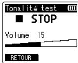 OM SYSTEM LSP5 - Réglez le volume avec la touche + ou -. - 5