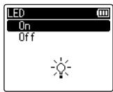 OM SYSTEM LSP5 - Appuyez sur la touche OK. - 2