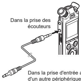 OM SYSTEM LSP5 - Enregistrement du son de cet enregistreur avec un autre périphérique - 1