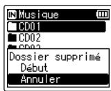 OM SYSTEM LSP5 - Suppression d'un dossier - 2