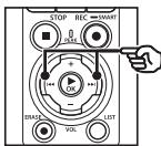 OM SYSTEM LSP5 - Appuyez sur la touche l ou pour régler le niveau d'activation vocal. - 1