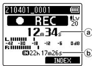 OM SYSTEM LSP5 - Appuyez sur la touche REC () pour commencer l'enregistrement. - 2