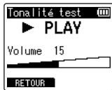 OM SYSTEM LSP5 - Réglez le volume avec la touche + ou -. - 2