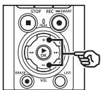 OM SYSTEM LSP5 - Modifiez l'élément sélectionné à l'aide des touches + et - - 1