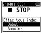 OM SYSTEM LSP5 - Suppression de toutes les marques d'index à la fois - 8