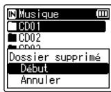 OM SYSTEM LSP5 - Suppression d'un dossier - 4