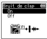 OM SYSTEM LSP5 - Sélection de [on] pour [bruit de clap] - 4