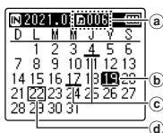 OM SYSTEM LSP5 - Fonction recherche par calendrier - 4