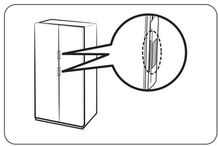 SAMSUNG RS70F64KETEF - Fonction ouverture automatique de la porte (modèles applicables uniquement) - 1