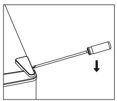 THOMSON THD254NFWH - INVERSION DU CÔTE D'OUVERTURE DES PORTES - 1