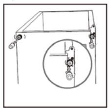 THOMSON THD254NFWH - INVERSION DU CÔTE D'OUVERTURE DES PORTES - 6