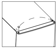 THOMSON THD254NFWH - INVERSION DU CÔTE D'OUVERTURE DES PORTES - 4
