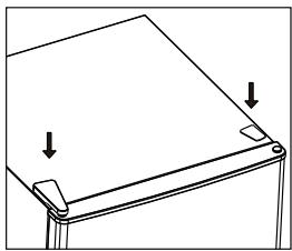 THOMSON THD254NFWH - INVERSION DU CÔTE D'OUVERTURE DES PORTES - 13