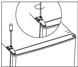 THOMSON THD254NFWH - INVERSION DU CÔTE D'OUVERTURE DES PORTES - 12