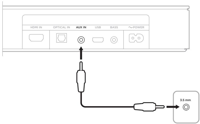 BOSE TV Speaker Noir - Le téléviseur dispose uniquement d'un port pour casque - 1