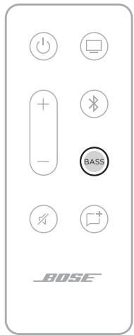 BOSE TV Speaker Noir - RÉGLAGE DES GRAVES - 1