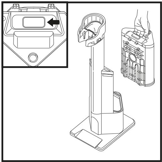 SHARK IP3251EUT - VIDAGE DU RÉSERVOIR À POUSSIÈRE DE LA STATION (GAMME IP3000) - 1